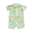 Neon Dino Polo Romper