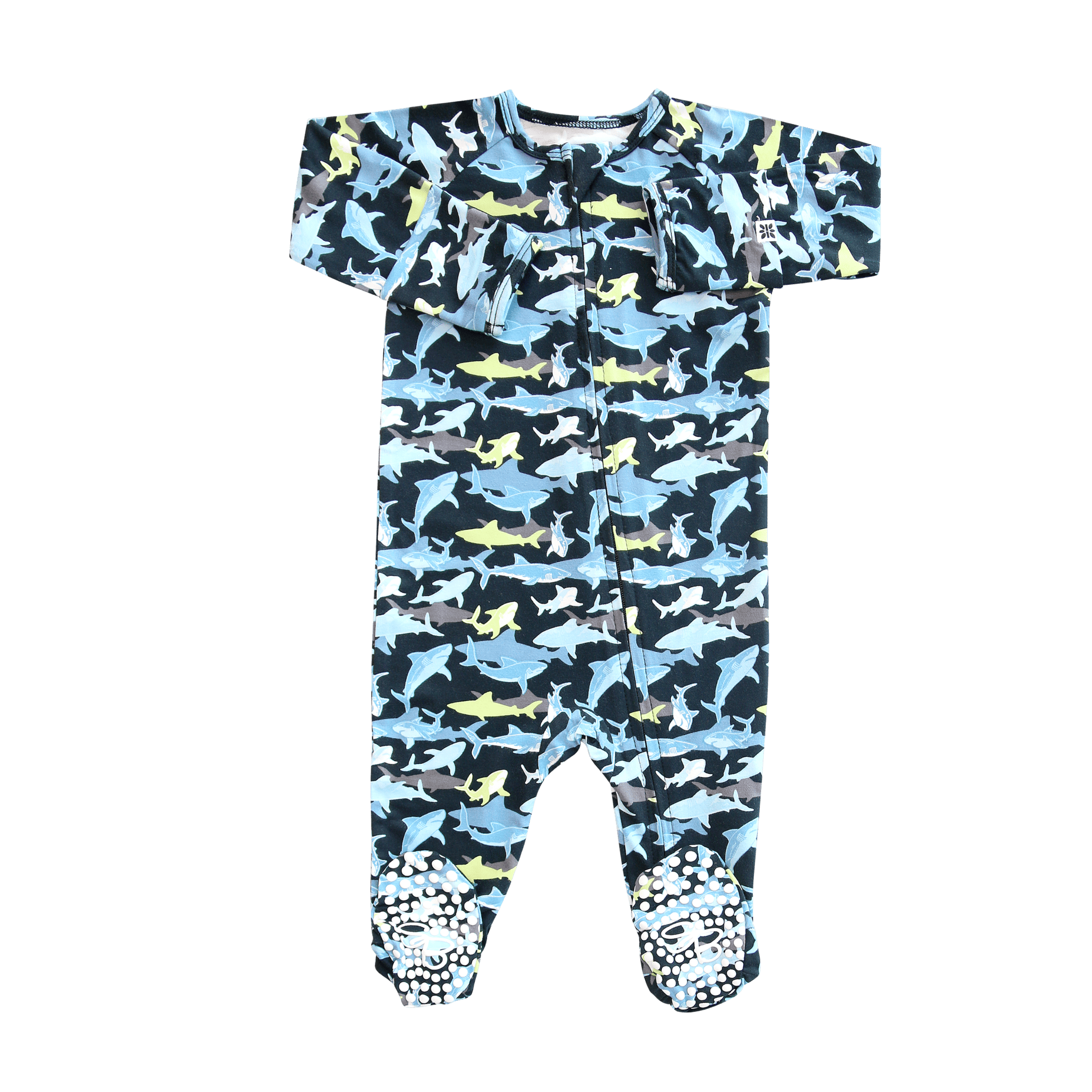 Sharky Zipper Footie