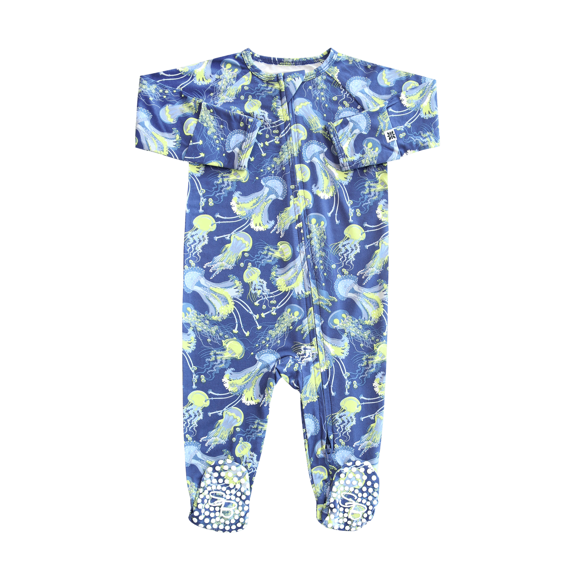 Glow Zone Zipper Footie