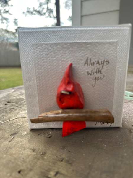 Dana Manly Art Red Bird Assorted Paintings - Little Miss Muffin Children & Home