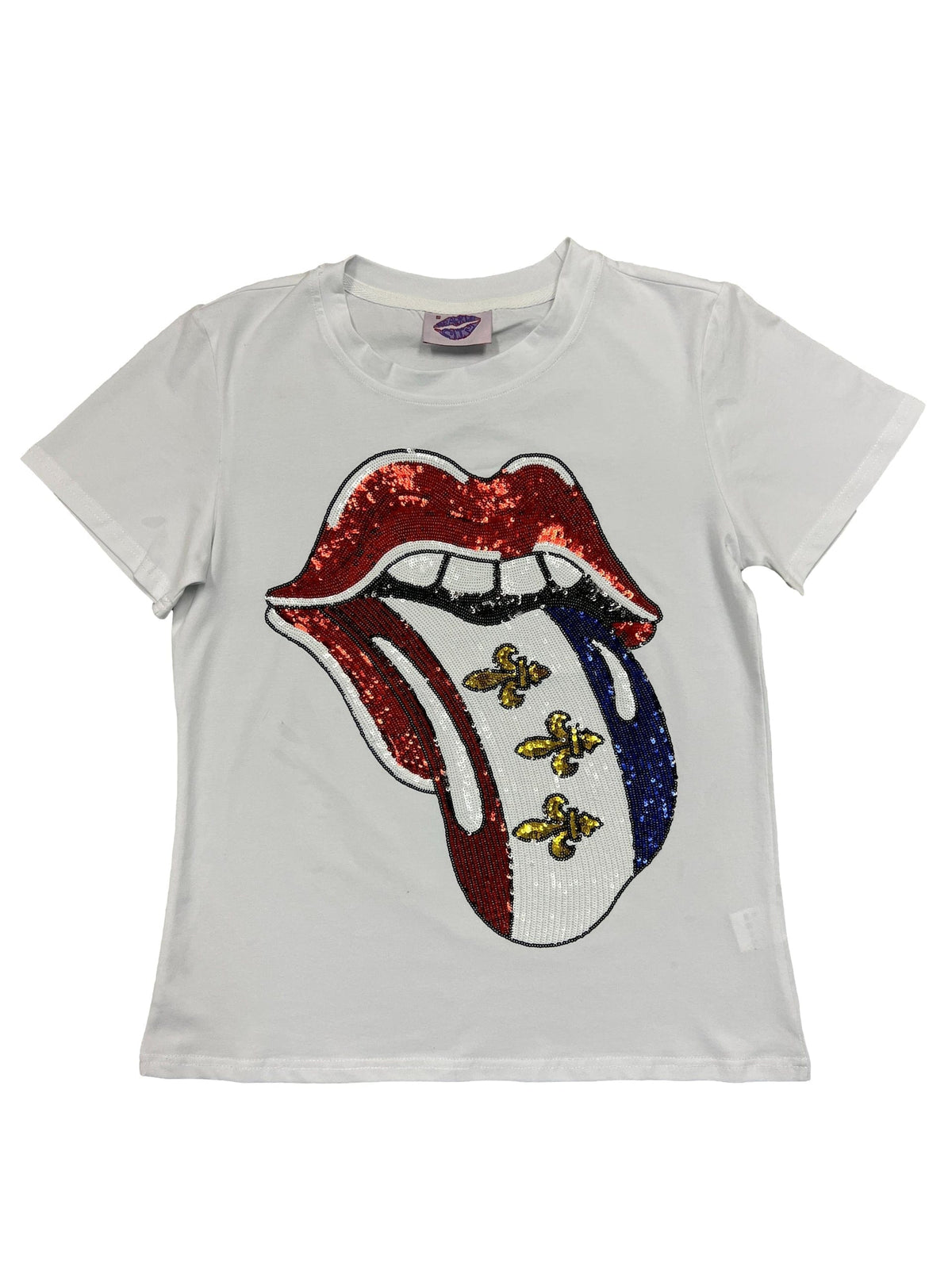 Sparkle City Sparkle City Rolling Stones Schnell Studio x Sparkle City Collaboration Tee - Little Miss Muffin Children & Home