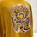 Whereable Art Whereable Art LSU Psychedelic Cropped Dolman Sweatshirt - Little Miss Muffin Children & Home
