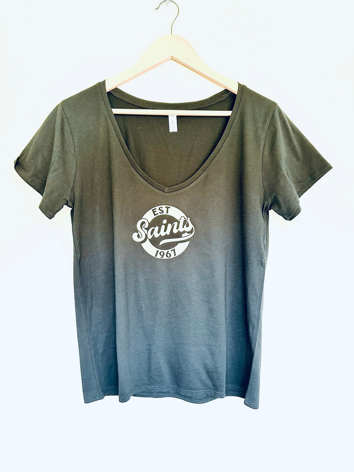 Whereable Art Whereable Art Saints 1967 Round V-neck Graphic Tee - Little Miss Muffin Children & Home