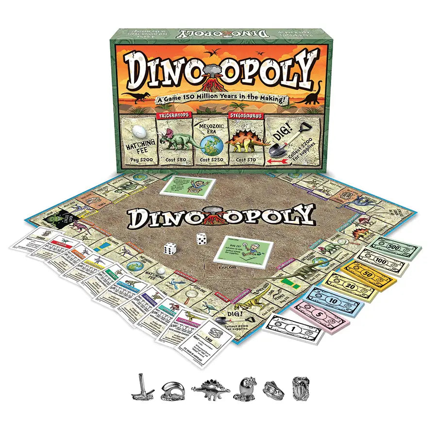 Dino Opoly Board Game, by Late for the Sky