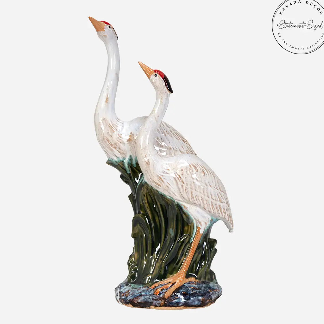 Gazing Herons Figurine