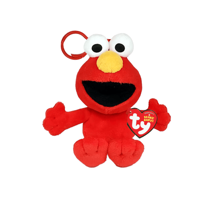 Beanie Baby Floppy Clip Sesame Street Elmo