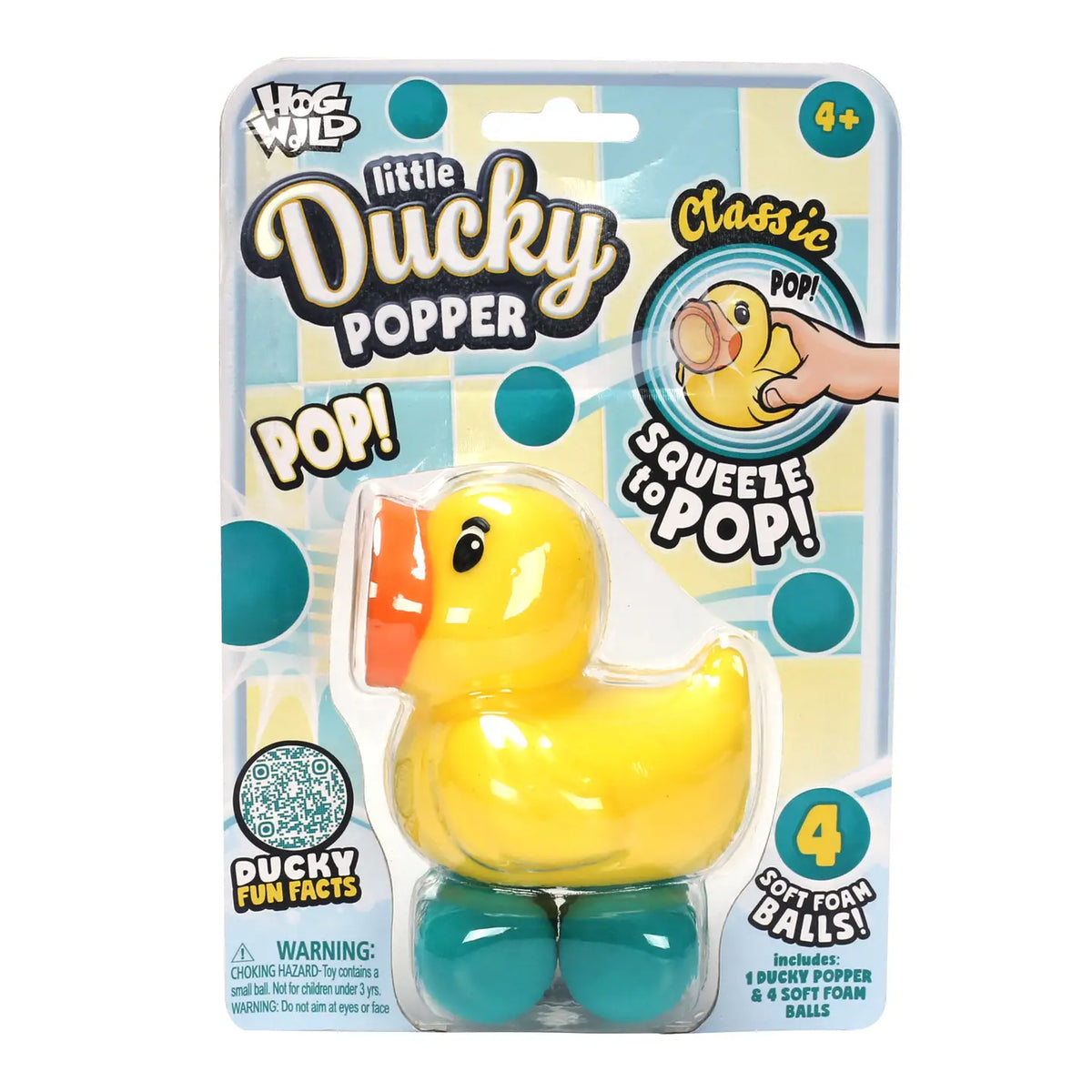 Classic Ducky Popper Foam Ball Popper