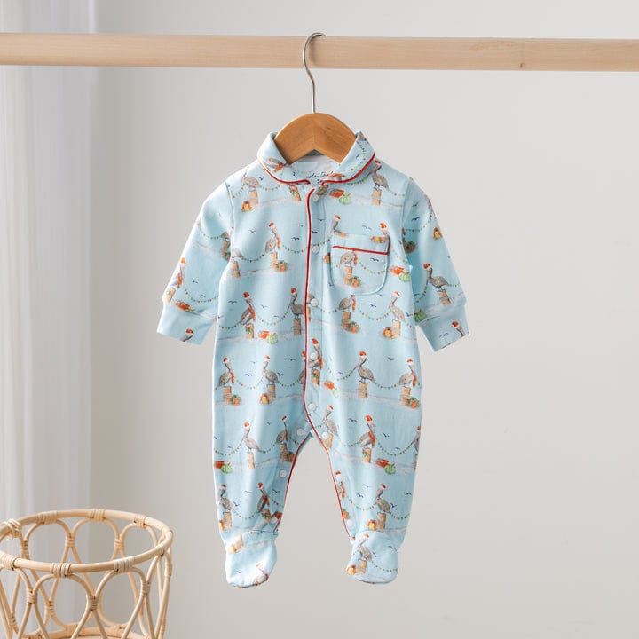 Nola Tawk Nola Tawk Pelican Wonderland Organic Cotton Pajamas - Little Miss Muffin Children & Home