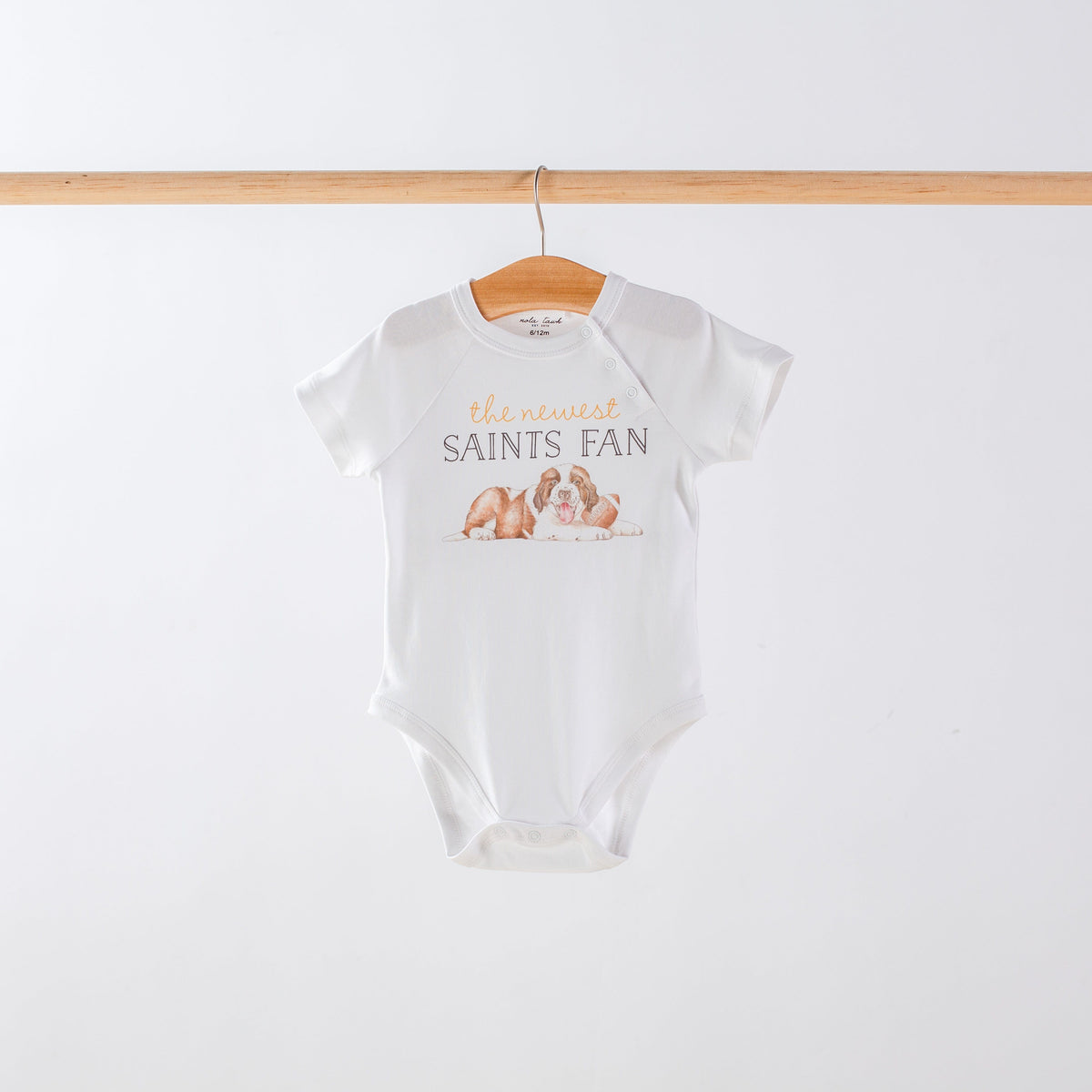 Nola Tawk Nola Tawk The Newest Saints Fan Onesie - Little Miss Muffin Children & Home