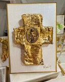 Dana Manly Art Gold Cross Art, Assorted