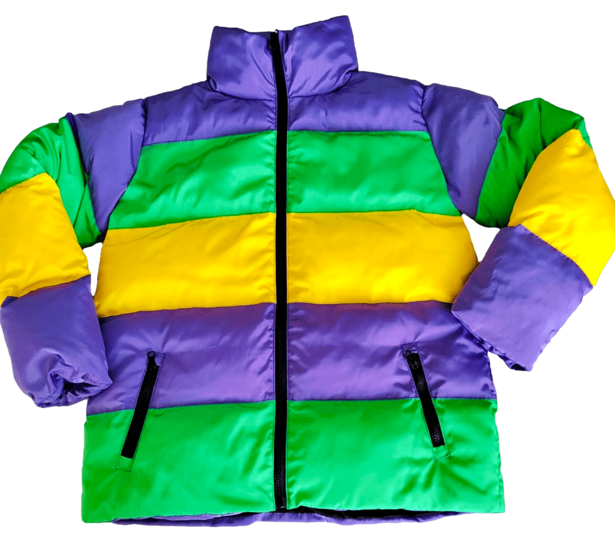 Winter's Sparkle Iridescent Puffer Jacket
