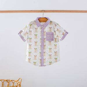 Nola Tawk Throw Me Something Mister Short Sleeve Collared Shirt