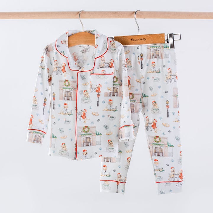 Nola Tawk Nola Tawk Beignet Holiday Organic Cotton Pajamas - Little Miss Muffin Children & Home