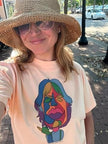 Citizen Nola Citizen Nola Color Me Mick Boxy Tee Peachy - Little Miss Muffin Children & Home
