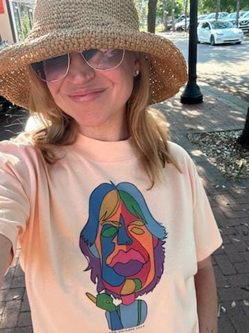 Citizen Nola Citizen Nola Color Me Mick Boxy Tee Peachy - Little Miss Muffin Children & Home