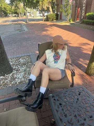 Citizen Nola Citizen Nola Color Me Mick Cream Muscle Tee - Little Miss Muffin Children & Home