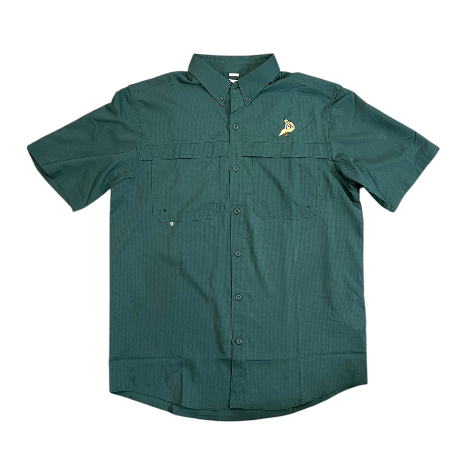 Whereable Art WHEREable Art Mardi Gras Pelican with King Cake Fishing Shirt in Hunter Green - Little Miss Muffin Children & Home