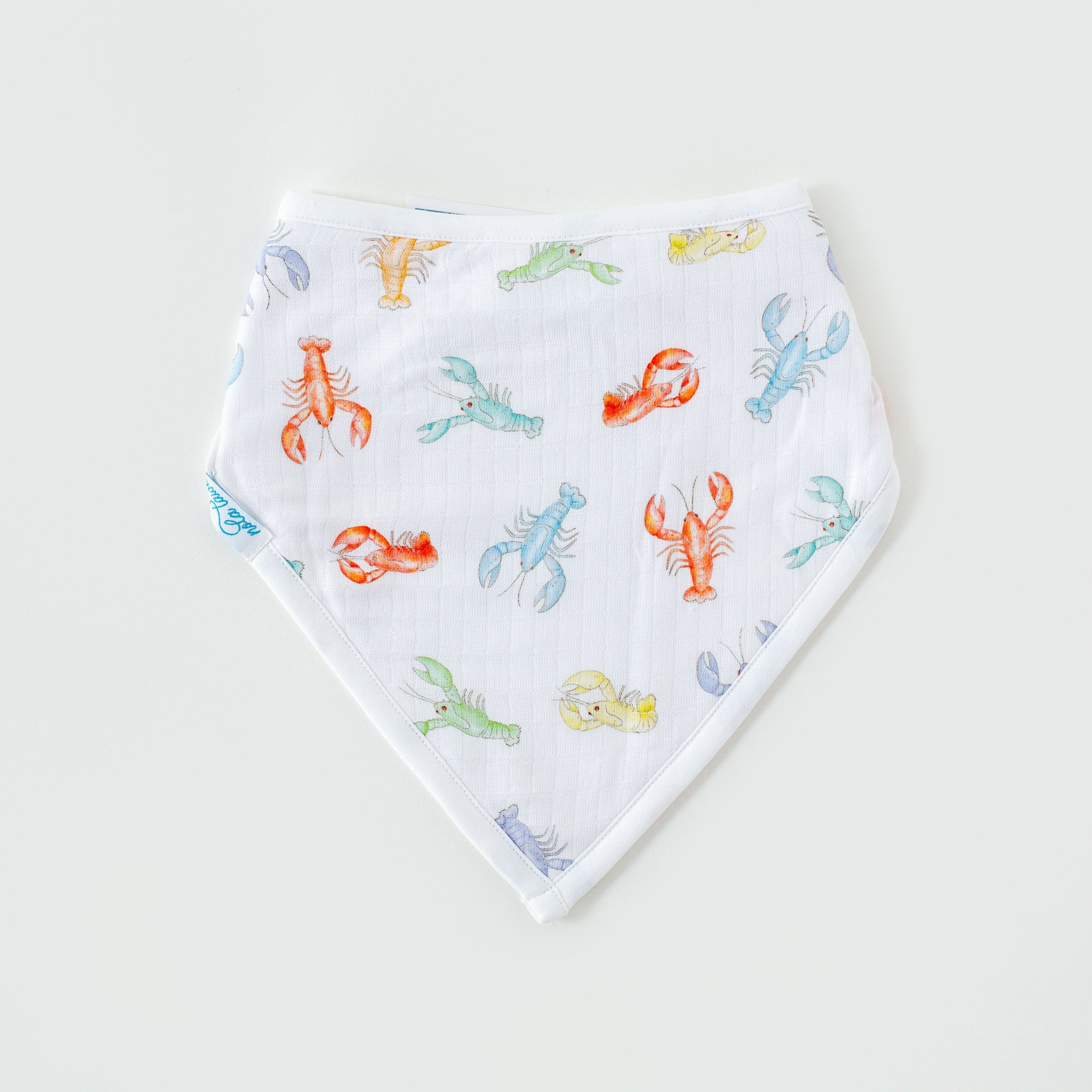 Colorful Claws Organic Muslin Bib