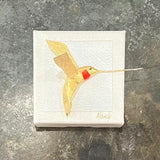 Dana Manly Art Dana Manly Art Hummingbird Gold 4x4 - Little Miss Muffin Children & Home