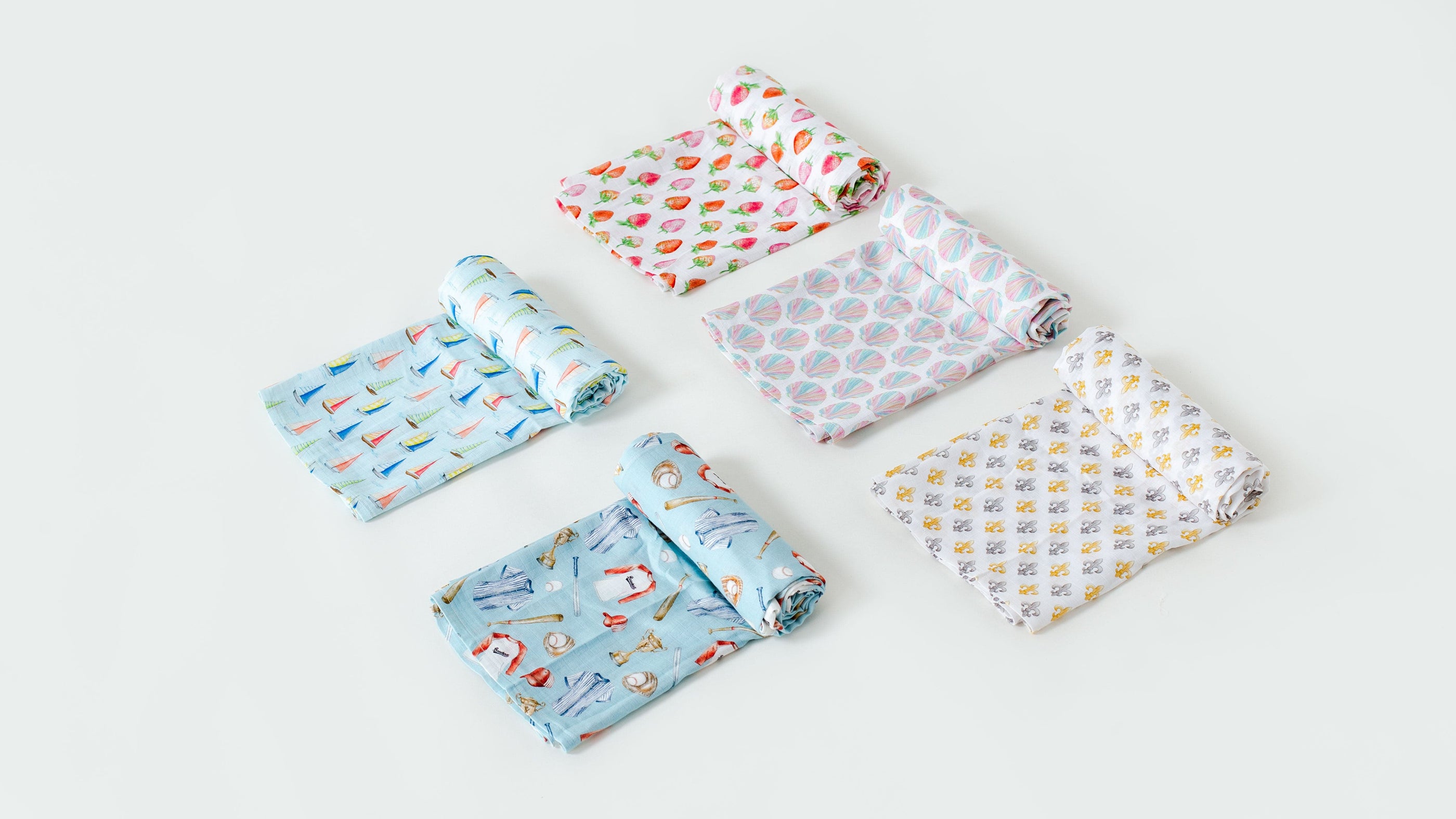 Shell Yeah! Organic Muslin Swaddle Blanket