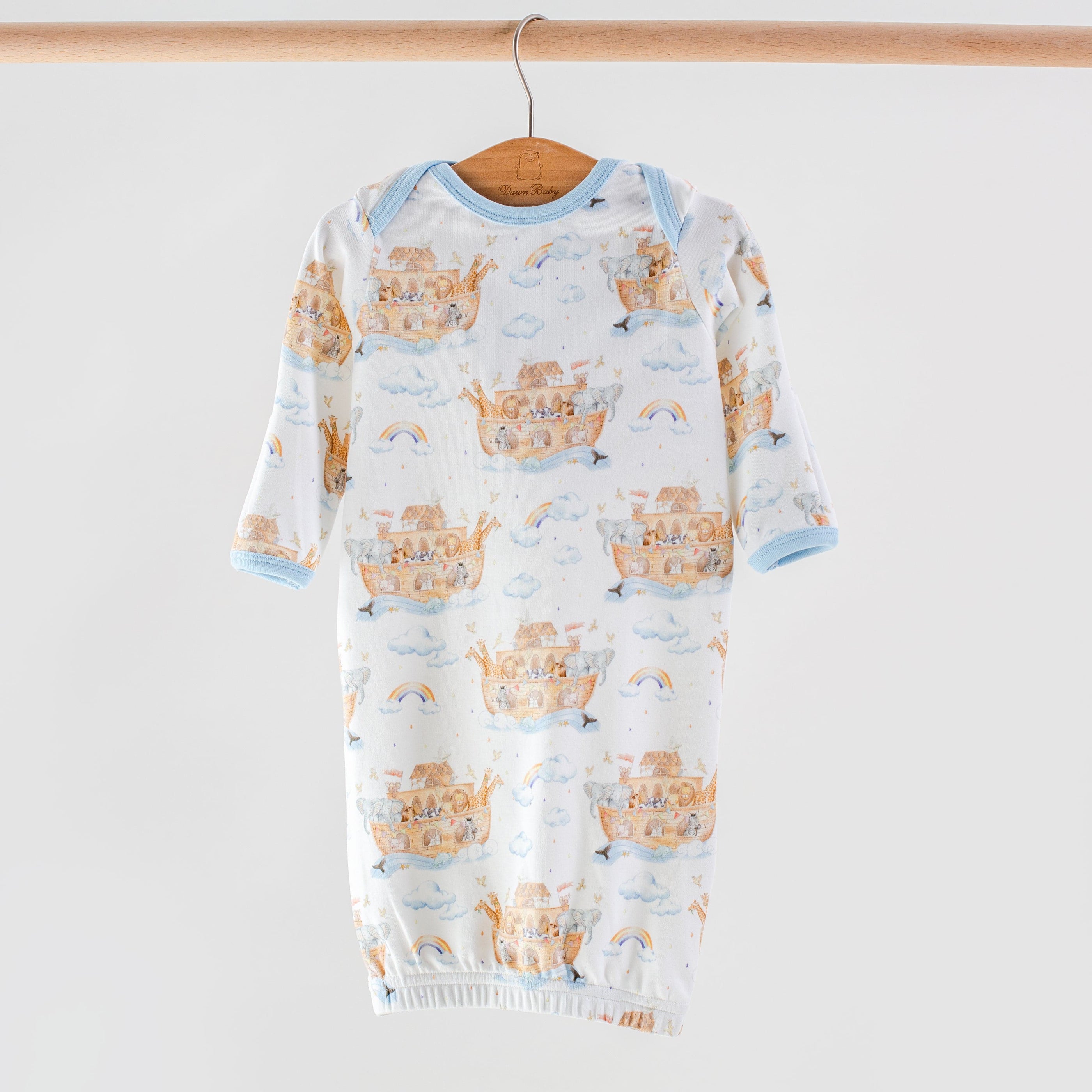 All Aboard Noah's Ark Organic Cotton Kids Pajamas