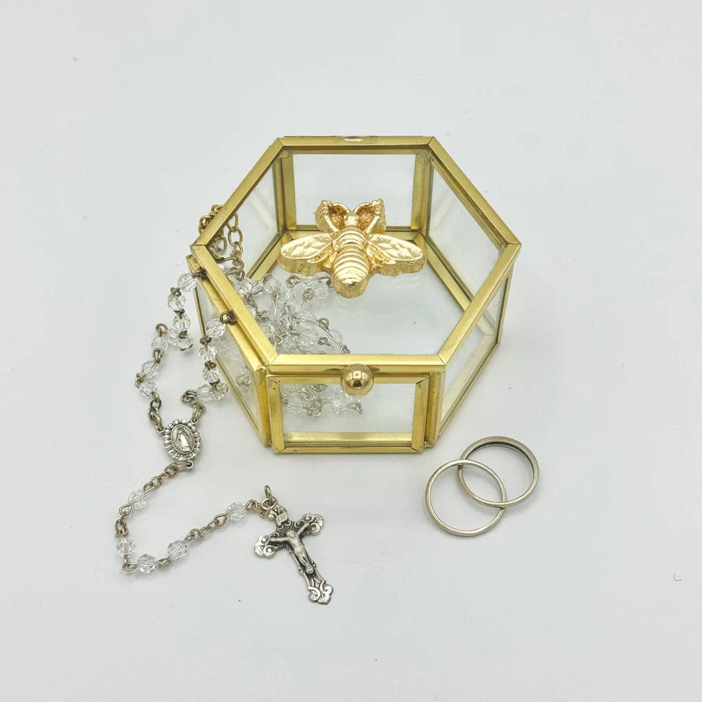 Susan Lange Designs Susan Lange Rosary/Ring Box Bee - Little Miss Muffin Children & Home