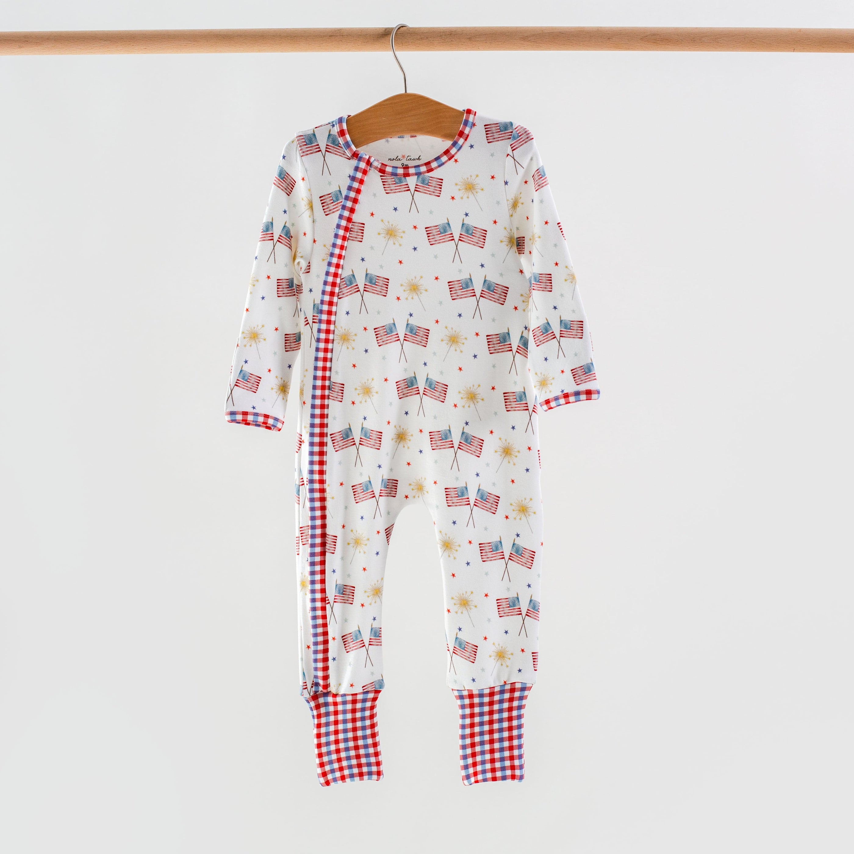 Patriotic Parade Organic Cotton Kids Pajamas