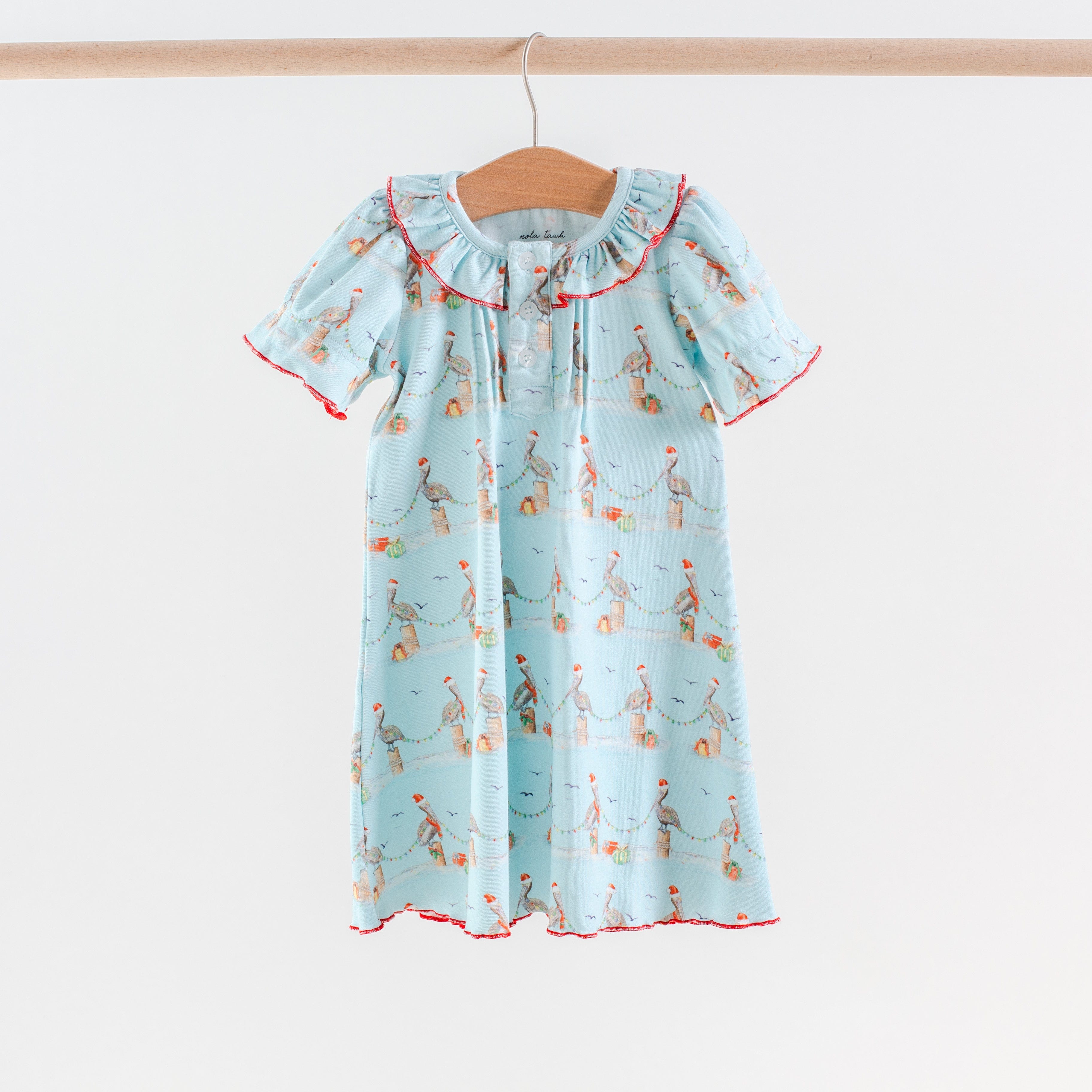 Nola Tawk Nola Tawk Pelican Wonderland Organic Cotton Play Dress - Little Miss Muffin Children & Home