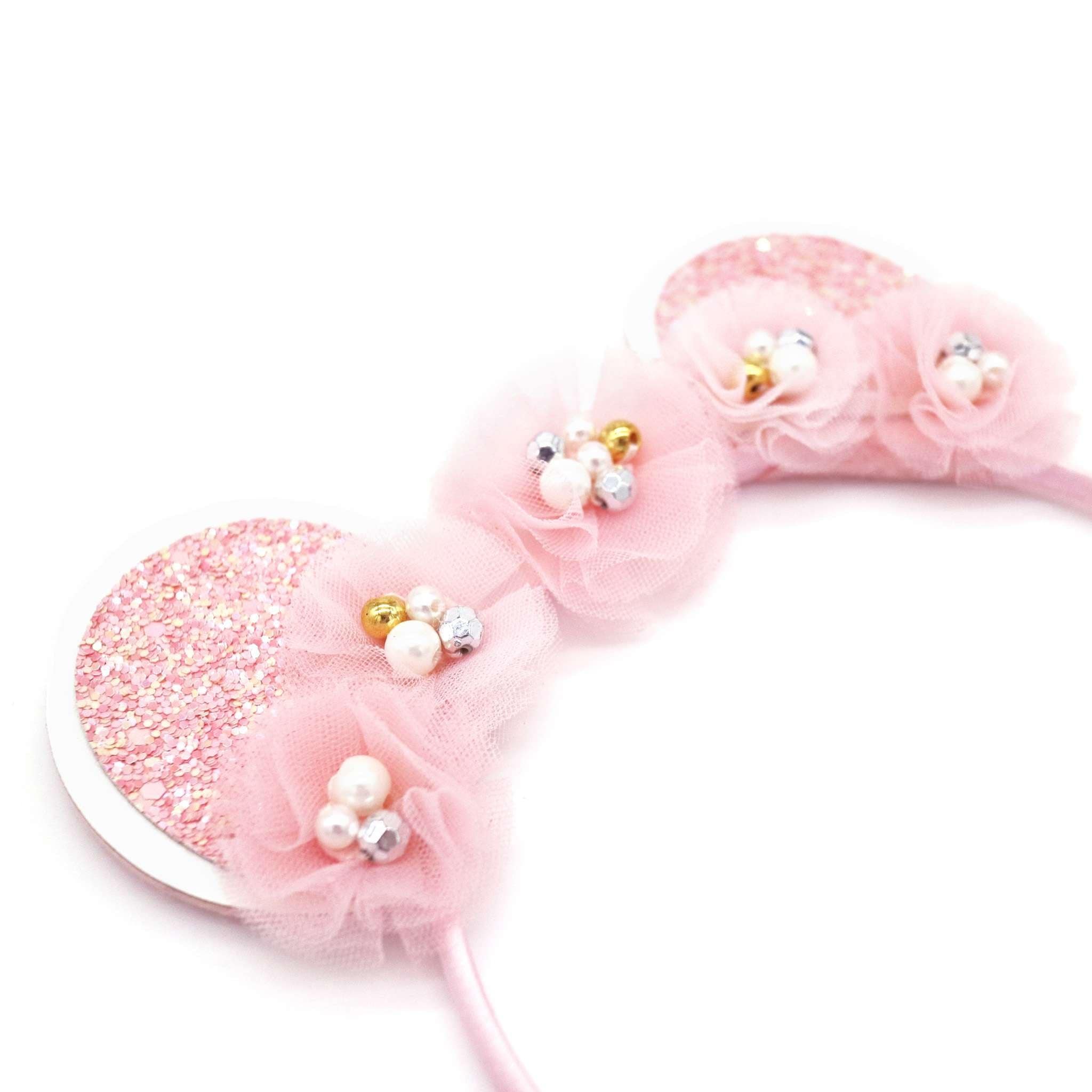 Pink Poppy Claris Ears Headband in Pink - Little Miss Muffin Children & Home