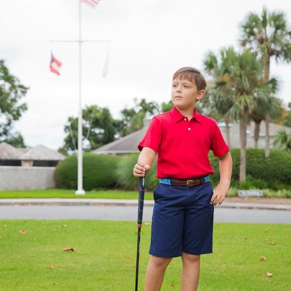 Pete Cotton Twill Shorts in Navy