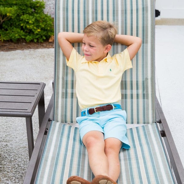 Bailey Boys Bailey Boys Short Sleeve Henry Polo in Yellow - Little Miss Muffin Children & Home