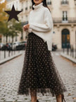 tulle polka dot maxi sirt