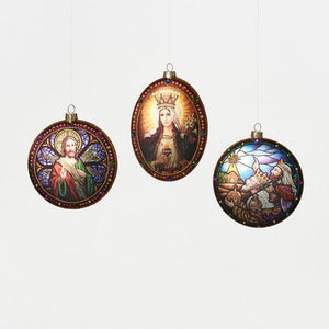 180 Degrees Religious Medallion Ornament, 3 Styles Available