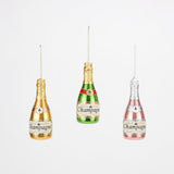 180 Degrees 180 Degrees Glass Champagne Bottle Ornament - Little Miss Muffin Children & Home