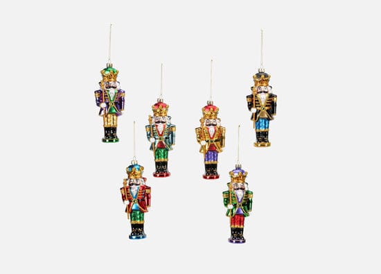 180 Degrees 180 Degrees Glass Nutcracker Ornament - Little Miss Muffin Children & Home