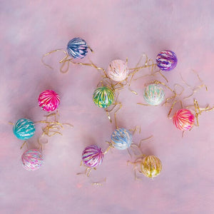 180 Degrees Marble Ball Ornaments, Available in 12 Colors