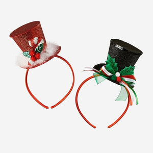 180 Degrees Holiday Hat Headband, 2 Styles Available