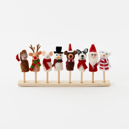 180 Degrees 180 Degrees Christmas Finger Puppet, 8 Styles Available - Little Miss Muffin Children & Home