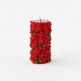 180 Degrees 180 Degrees Holly Berry Pillar Candle - Little Miss Muffin Children & Home