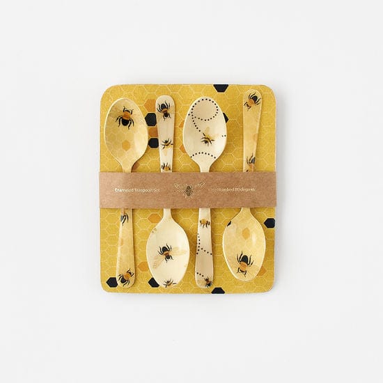 180 Degrees 180 Degrees Bee Spoons, Set of 4 - Little Miss Muffin Children & Home