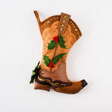 180 Degrees 18.5" Fabric Cowboy Boot Stocking