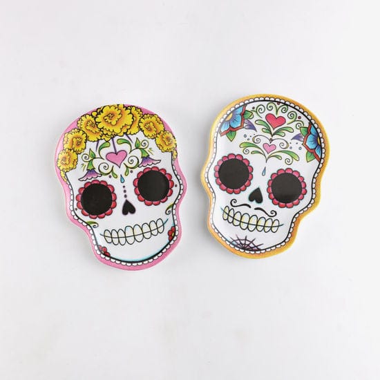 180 Degrees 180 Degrees Melamine Sugar Skull Plate - Little Miss Muffin Children & Home