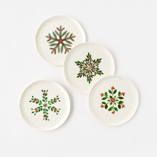 180 Degrees 180 Degrees Botanical Snowflake Plates, Available in 4 Styles - Little Miss Muffin Children & Home