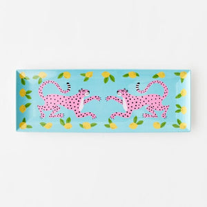 180 Degrees 180 Degrees Melamine Leopard Tray - Little Miss Muffin Children & Home