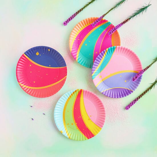 180 Degrees 180 Degrees Color Couture Stripe Platter - Little Miss Muffin Children & Home