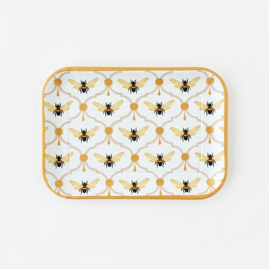 180 Degrees 180 Degrees Busy Bees Melamine "Paper" Tray - Little Miss Muffin Children & Home