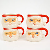 180 Degrees 4" Santa Cup, 4 Styles Available