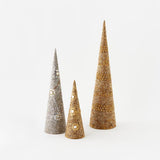 180 Degrees Jewel Encrusted Cone Tree, 3 Sizes Available