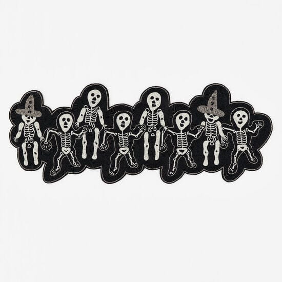 180 Degrees 180 Degrees Beaded Skeleton Tablerunner - Little Miss Muffin Children & Home