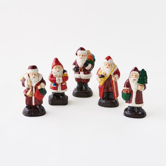 180 Degrees 180 Degrees Painted Cast Iron Santa Figurine - Little Miss Muffin Children & Home